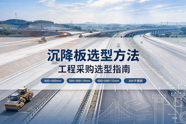 明水沉降板选择方法
