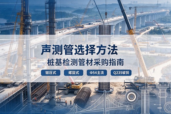明水声测管选型标准