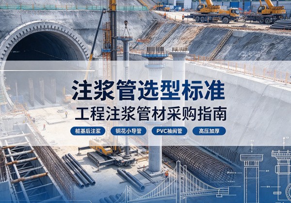 明水注浆管选型标准